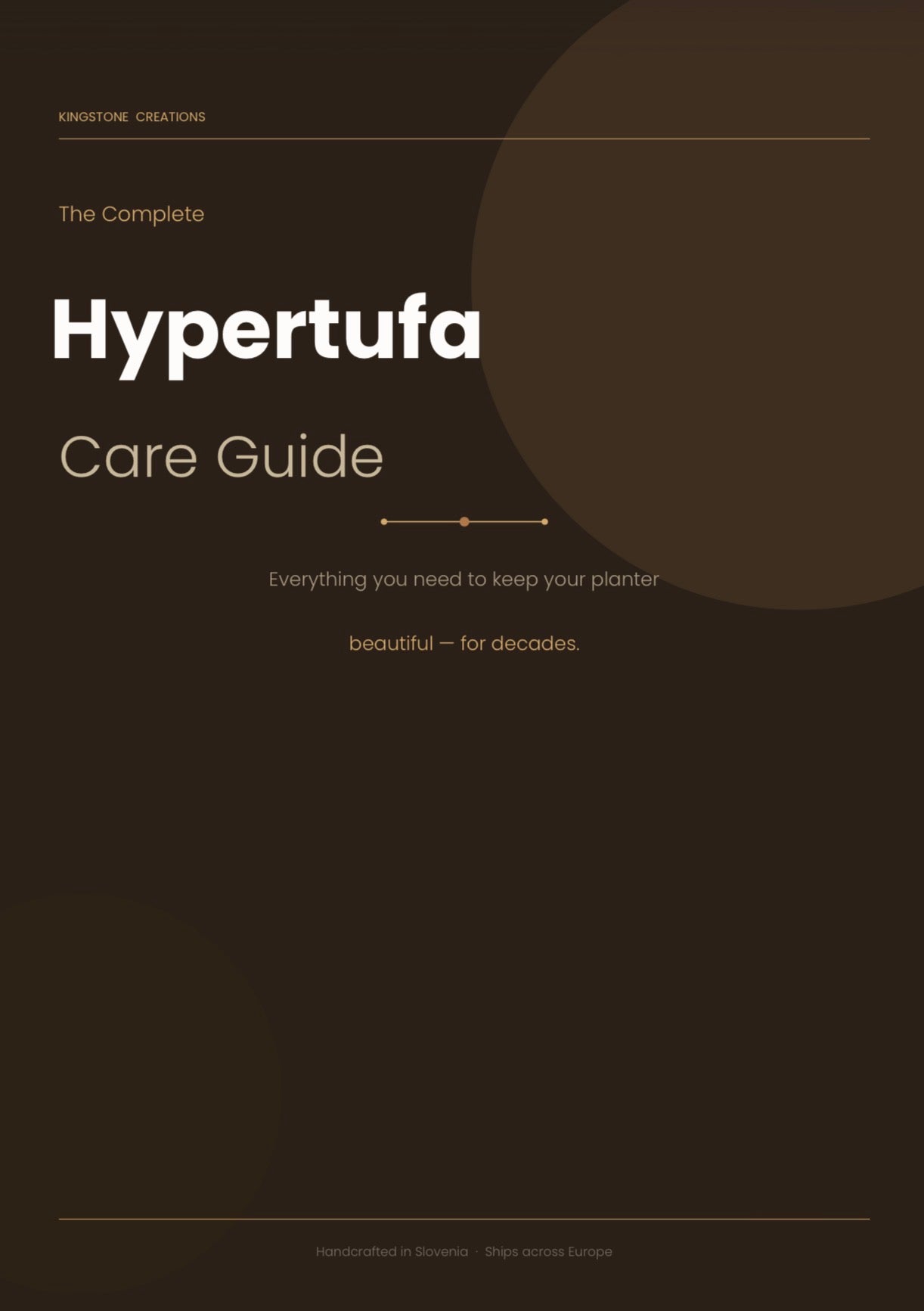 Hypertufa Planter Care Guide