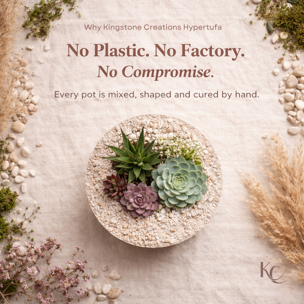 Handcrafted Hypertufa Planter