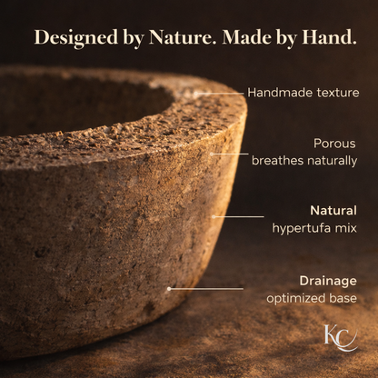 Handcrafted Hypertufa Planter