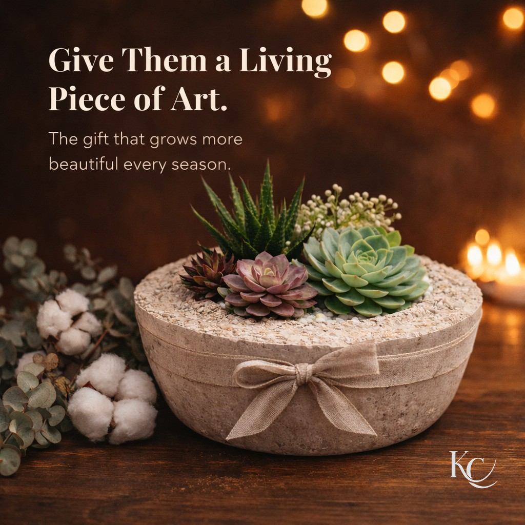 Handcrafted Hypertufa Planter