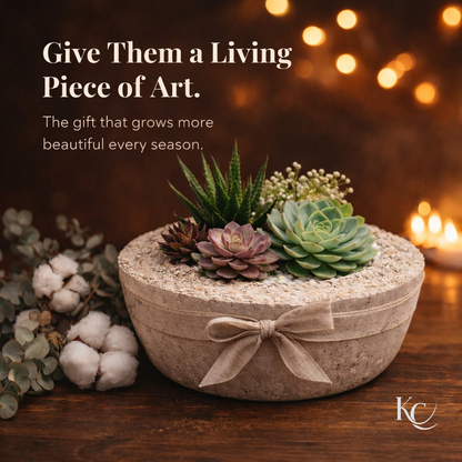 Handcrafted Hypertufa Planter